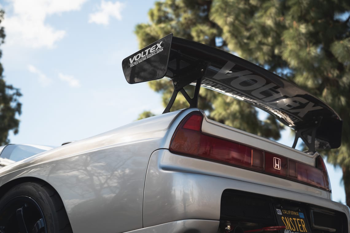 Honda NSX with Voltex wing